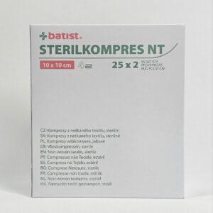 Compresă sterilă nețesută 4W 10*10cm a'2pcs-25pcs